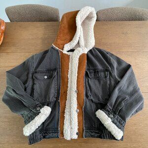 Free People - We The Free Perry Hooded Denim Jacket